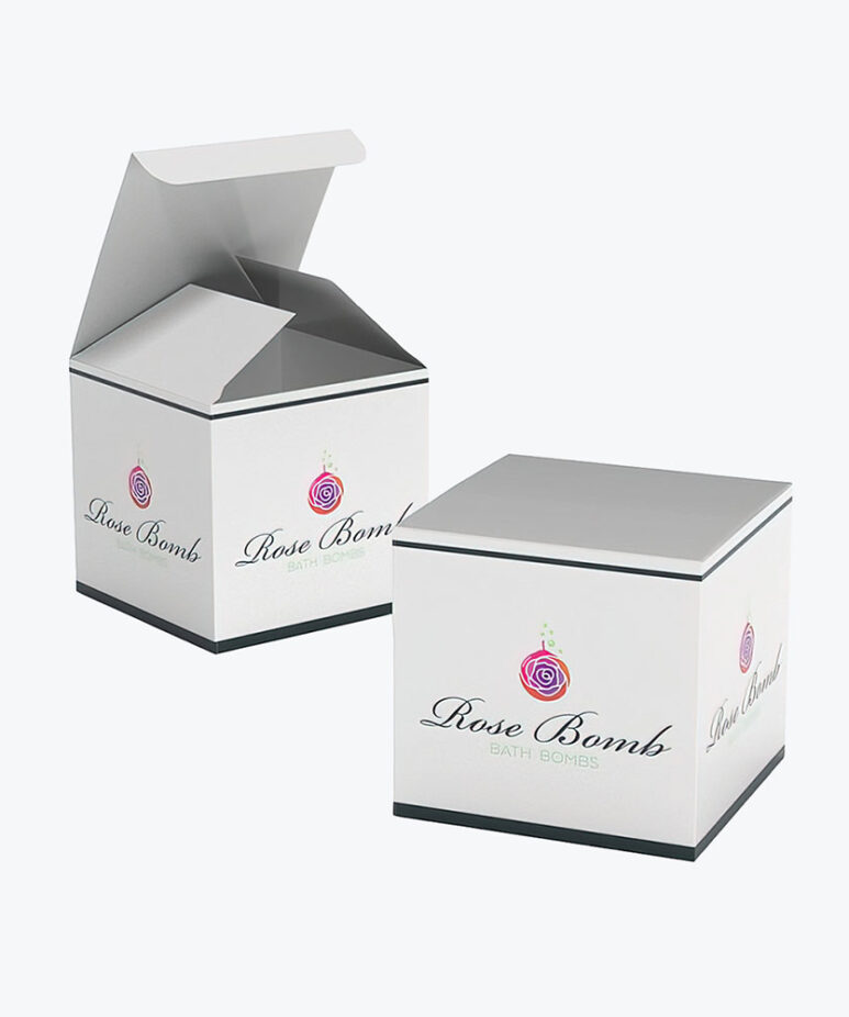 Custom Printed Bath Bomb Boxes