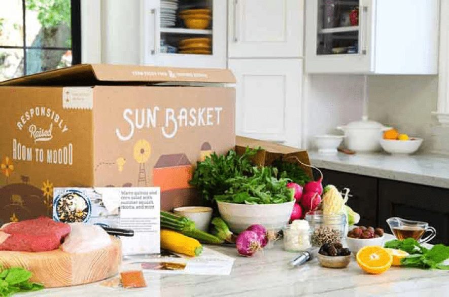 sun basket custom printed boxes
