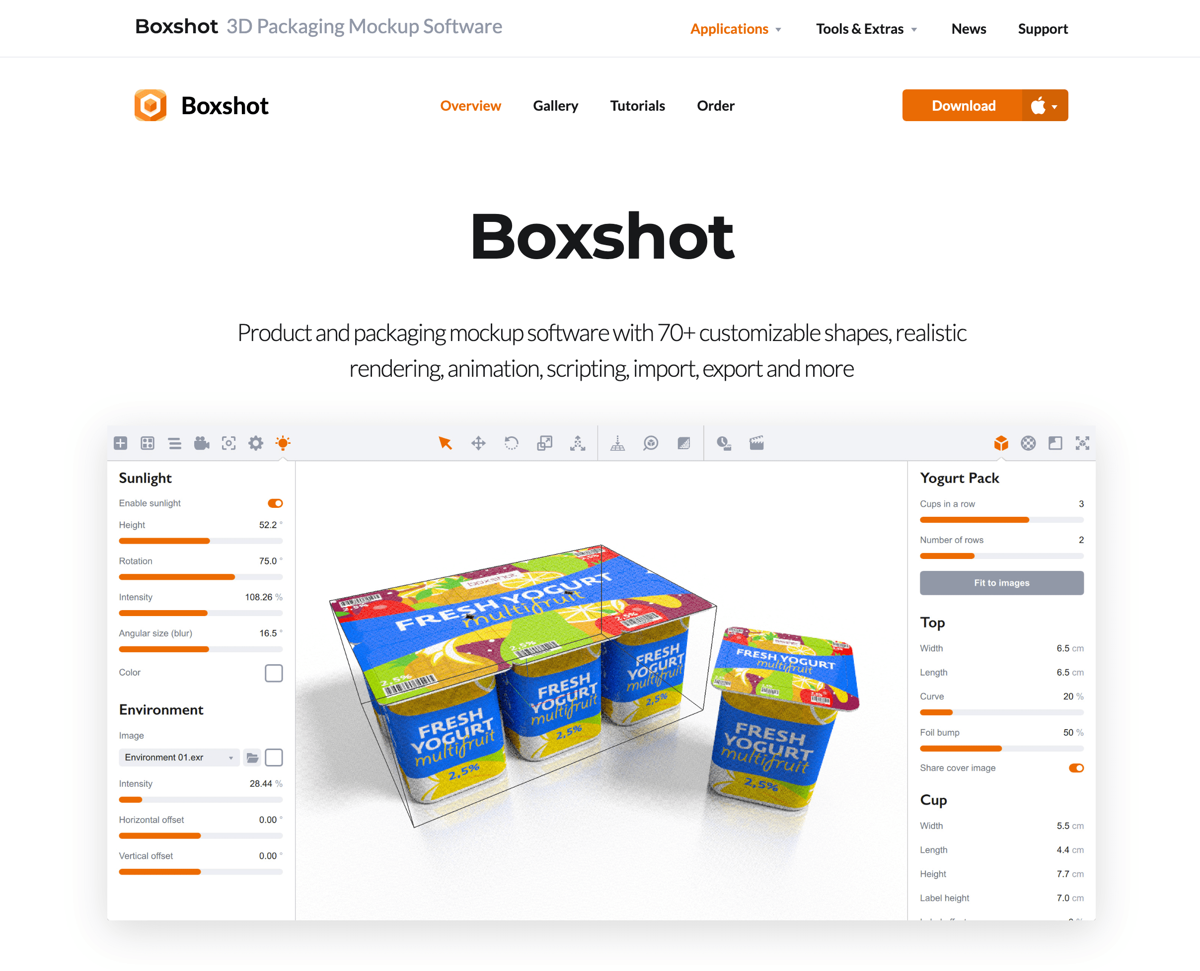 boxshot 3d packaging software mockups and templates