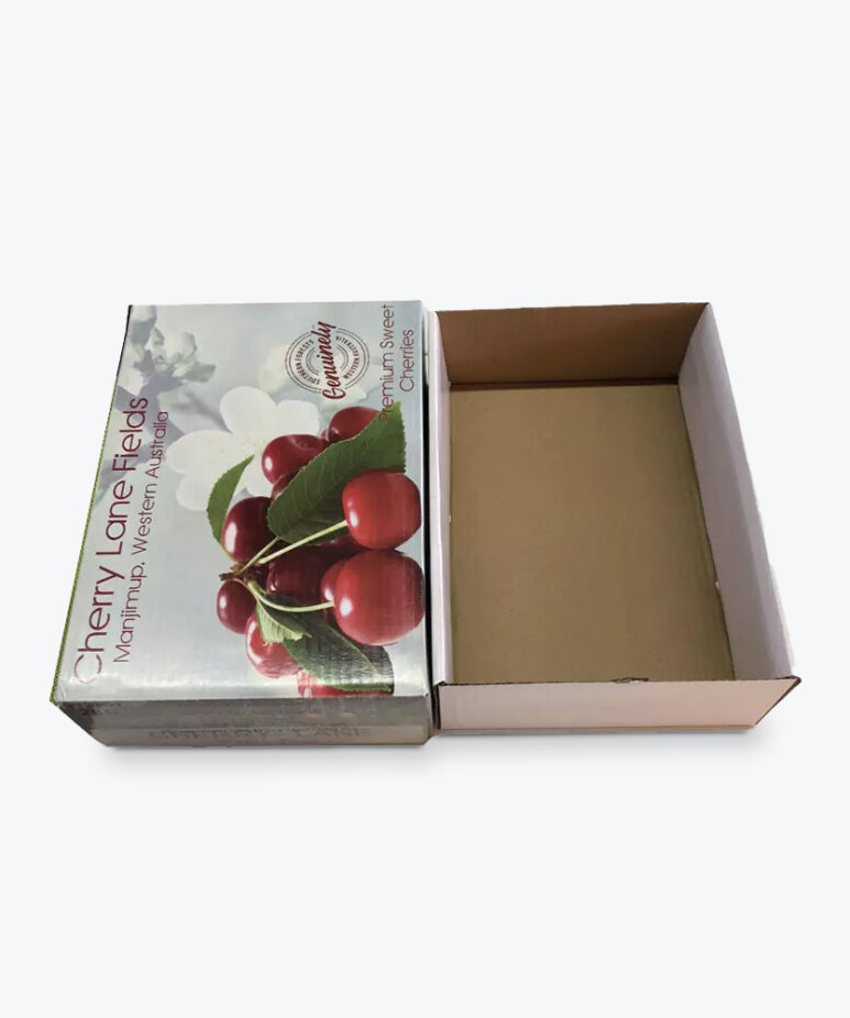 Cherries Lid & Tray Packaging Boxes