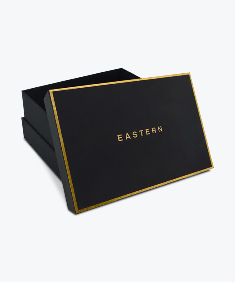 Luxury Apparel Boxes with Gold Foil Logo