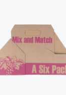 Customizable 6 Pack Bottle Beer Carrier Boxes