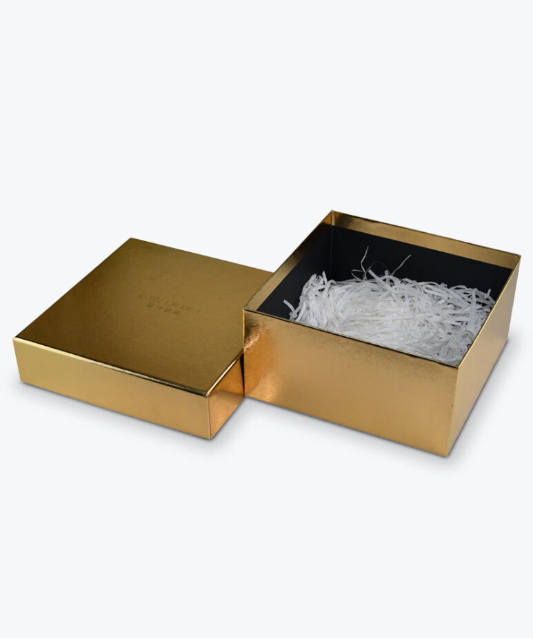 Customized Gold Foil Boxes with Lid